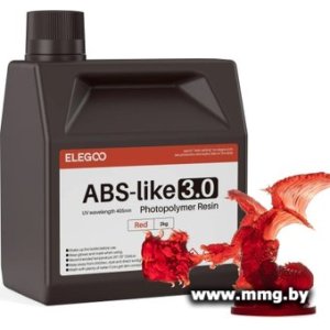 Фотополимер Elegoo ABSlike V3.0 2кг (красный)