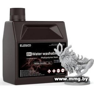 Фотополимер Elegoo Water Washable 8K 2кг (белый дым)