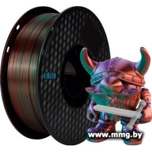 Филамент Kingroon PLA Tri Color Silk 1.75мм NSC024 (1кг, Green/Purple/Copper)
