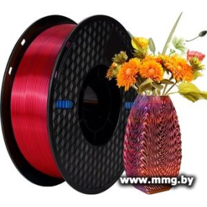 Филамент Kingroon PLA Tri Color Silk 1.75мм NSC025 (1кг, Red/Golden/Blue)