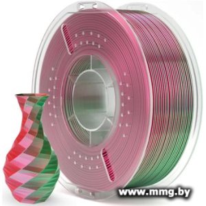 Филамент Elegoo PLA Silk (1.75 мм, 1 кг, зелено-красный)