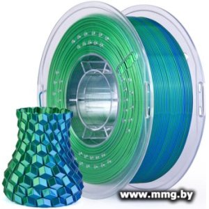 Филамент Elegoo PLA Silk (1.75 мм, 1 кг, сине-зеленый)