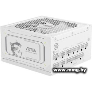 1000W MSI MAG A1000GL PCIE5 WHITE (306-7ZP9B51-CE0)