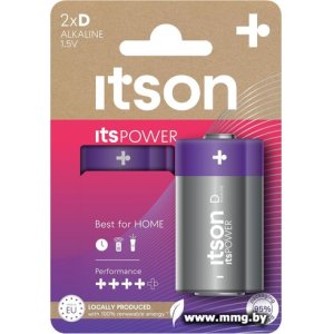 Батарейка Itson Power LR20 D Blister (2 шт.)