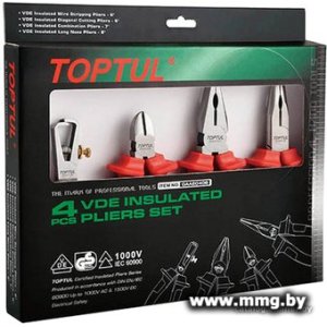 Набор пассатижей Toptul GAAE0406 (4 предмета)