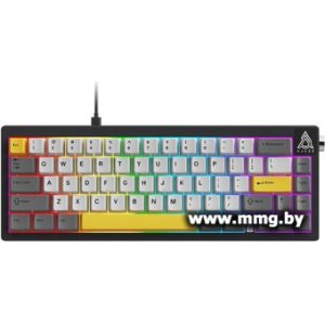 Ajazz AK650 Wired (серый/белый/желтый, Ajazz Bright Moon)