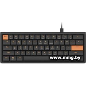 Ajazz NKL61 (черный/оранжевый, Low Profile Switch)