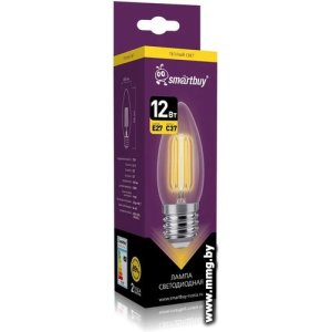Лампа светодиодная SmartBuy SBL-C37F-12-27K-E27