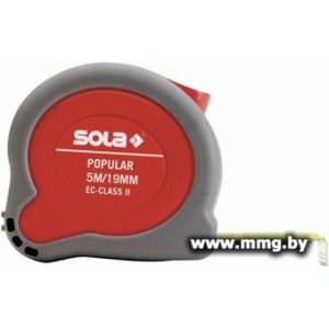 Рулетка Sola Popular PP 5m 50024301