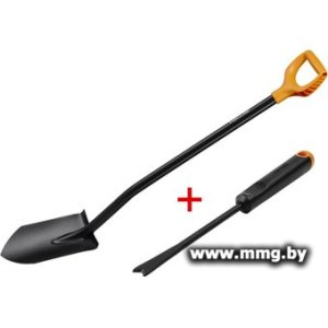 Лопата штыковая остроконечная Fiskars 1066716А