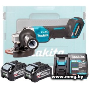 Makita XGT GA013GU201 (с 2-мя АКБ, кейс)