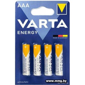 Батарейка Varta Energy LR03 AAA Alkaline 4103 BL4
