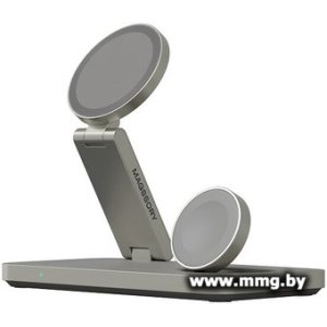 Зарядное устройство Magssory Yoga 3 в 1 Charging Station для Apple Qi2 WCH016t (титан)