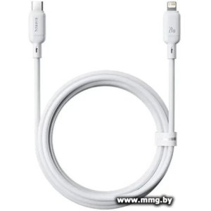 Кабель Baseus P10377700213-01 Silky Series Fast Charging Cable USB Type-C - Lightning (2 м, белый)