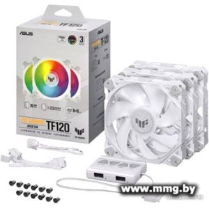 for Case ASUS TUF Gaming TF120 ARGB Triple Fan Kit White Edition 90DA0033-B09030