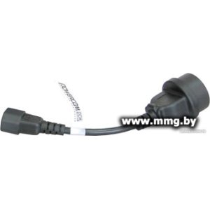 Адаптер Powercom SCUT IEC-320 C14 - Socket Type-F