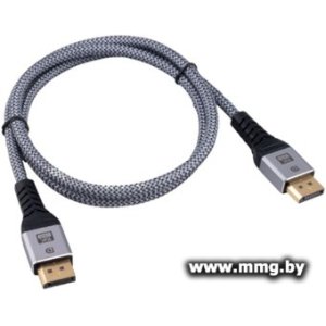 Кабель Cablexpert CCP-DP16K-1M DisplayPort - DisplayPort (1 м, серый)