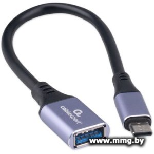 Адаптер Cablexpert A-USB3C-OTGAF-02 USB Type-A - USB Type-C (0.2 м, черный)