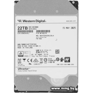 22000Gb WD Ultrastar DC HC580 WUH722422ALE6L4