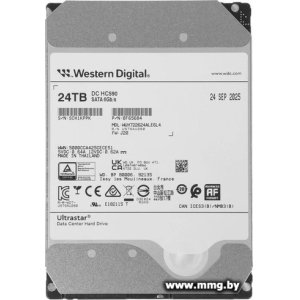 24000Gb WD Ultrastar DC HC590 WUH722624ALE6L4