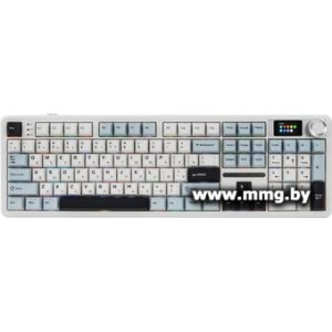 AULA F108 Pro (белый/голубой/черный, Leobog Reaper)