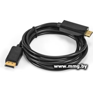 Кабель ExeGate EX-CC-DP-HDMI-2.0 DisplayPort - HDMI EX294710RUS (2 м, черный)