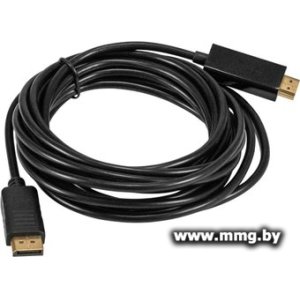 Кабель ExeGate EX-CC-DP-HDMI-5.0 EX294711RUS (5 м, черный)