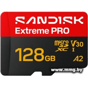 SanDisk 128GB microSDXC Extreme PRO SDSQXCJ-128G-GS6MA