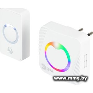 Беспроводной дверной звонок ЭРА Polycolor C101 (белый)