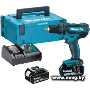 Makita DHP482RTJ (с 2-мя АКБ, кейс)
