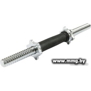 Гриф гантельный Atlas Sport 25x350 мм 1.35 кг (полнотелый, с резиновой ручкой)