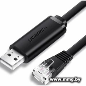 Кабель Ugreen CM204 60813 USB Type-A - RJ45 (3 м, черный)