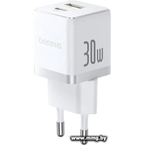 Зарядное устройство Baseus Palm Fast Charger C+U 30W EU P1011160A213-00 (белый)