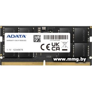 Купить SODIMM-DDR5 16GB PC5-44800 ADATA AD5S560016G-B в Минске, доставка по Беларуси