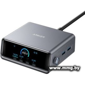 Зарядное устройство Anker Prime A2345 250W GaN Charging Station (черный) A2345341