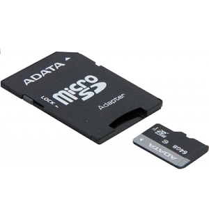 Купить A-Data 64Gb microSDXC Premier AUSDX64GUICL10-RA1 +adapte в Минске, доставка по Беларуси