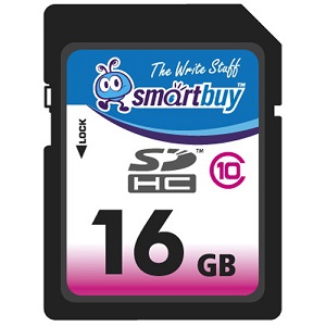 Купить Smartbuy 16Gb SecureDigital Card Class 10 в Минске, доставка по Беларуси