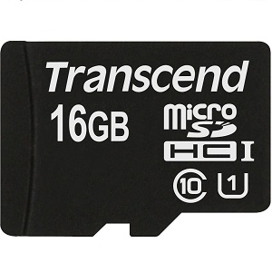 Купить Transcend 16Gb MicroSD Card Class 10 UHS no adapt в Минске, доставка по Беларуси