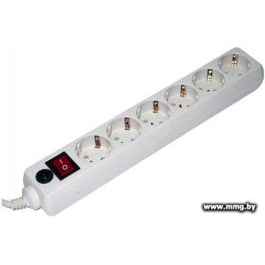 Гарнизон 6 розеток, белый, 1.8 м (EHW-6-1.8M)