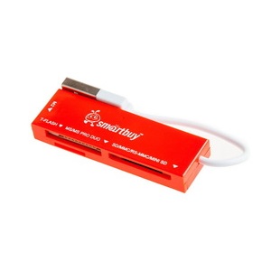 Купить Картридер Smartbuy SBR-717-R red в Минске, доставка по Беларуси