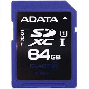 Купить A-Data 64Gb SecureDigital Card Class 10 UHS в Минске, доставка по Беларуси