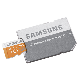 Купить Samsung 16Gb Evo Memory MicroSDHC [MB-MP16DA] в Минске, доставка по Беларуси