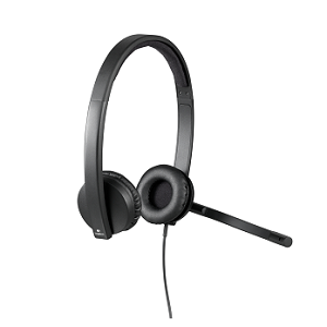 Logitech H570E USB Headset STEREO BLACK (981-000575)