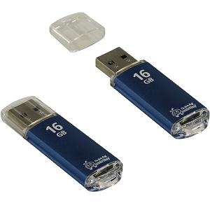 Купить 16GB SmartBuy V-Cut Blue в Минске, доставка по Беларуси