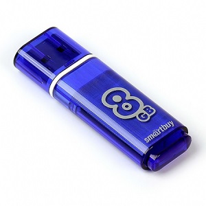 Купить 8GB SmartBuy Glossy Dark Blue SB8GBGS-DB в Минске, доставка по Беларуси
