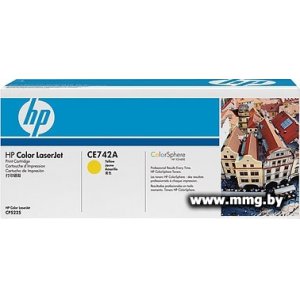 Купить Картридж HP 307A (CE742A) желтый в Минске, доставка по Беларуси