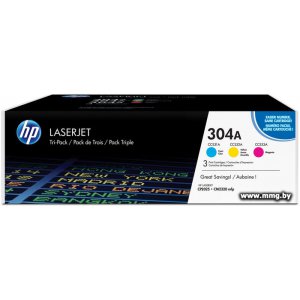 Картридж HP 304A (CF372AM) циан/маджента/желтый