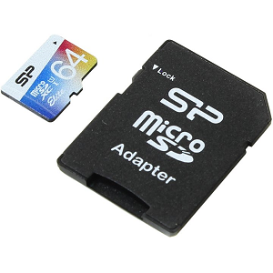 Купить SILICON POWER 64GB MicroSDXC Elite UHS-I в Минске, доставка по Беларуси