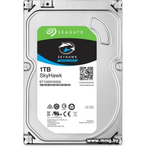 Купить 1000Gb Seagate Skyhawk (ST1000VX005) в Минске, доставка по Беларуси