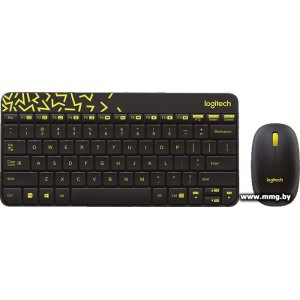 Logitech MK240 Nano (920-008213) (черный/жел)